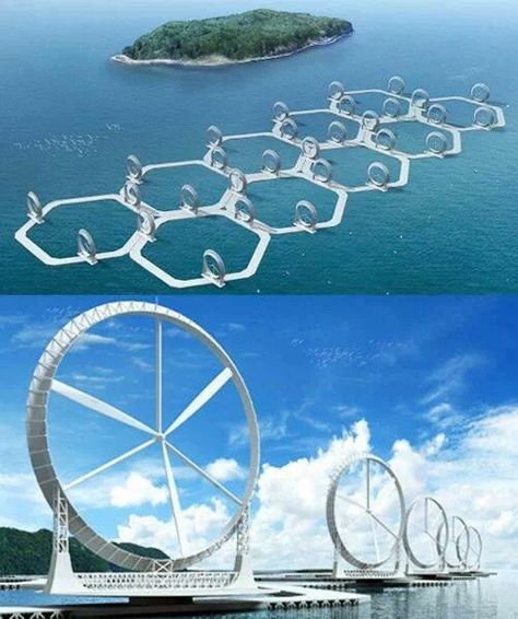 Turbine Awesome Inventions, Energy Projects, Solar Wind, Wind Energy, Futuristic Art, Futuristic City, Future City, Sustainable Energy, Wind Power