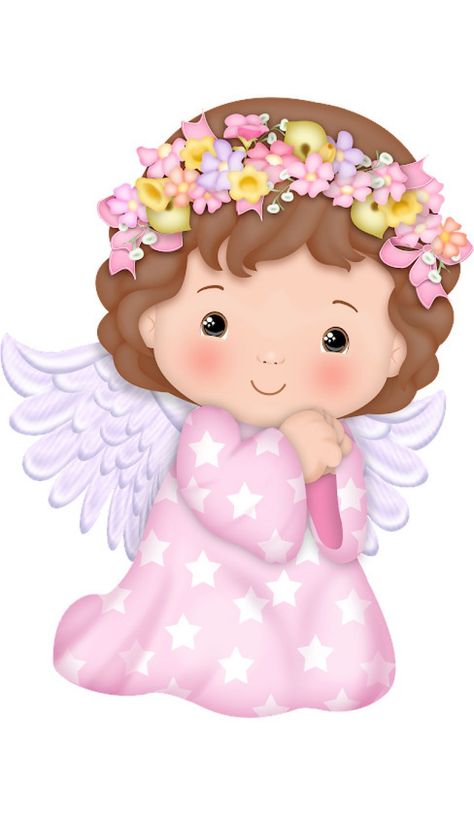 Angelitos muchos angelitos imagenes gratis para diseño Angel Theme, Butterfly Cake Topper, Happy Birthday Printable, Birthday Cake Topper Printable, Unisex Baby Shower, Baby Dedication, Angel Cake, Portrait Cartoon, Baptism Cake