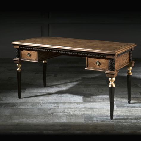 Coleccion Alexandra UK - Luxury Furniture :: Luxury Desks Classic Desk Office, Roman Desk, Vintage Study Table, Small Space Study Table, Classical Bed, Antique Wooden Furniture, Antique Office Furniture, Desk Classic, Classic Office Furniture