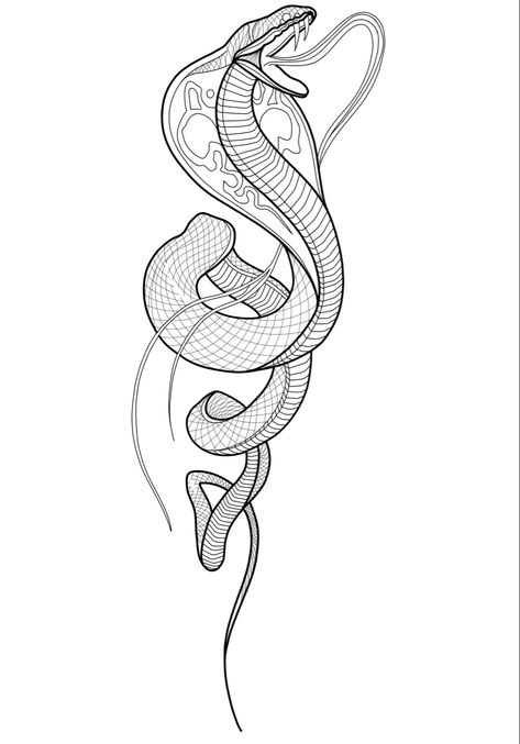 Cobra Hip Tattoo, Snake Tattoo Designs For Women, Cobra Tattoo Stencil, Snake Pattern Illustration, Cobra Snake Tattoo Design, Egyptian Cobra Tattoo, Cobra Head Tattoo, Egyptian Snake Tattoo, Cobra Tattoo Design