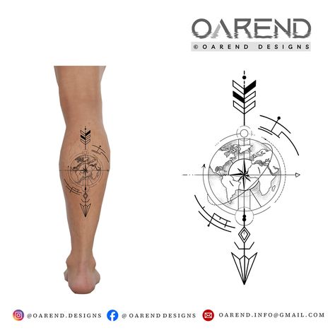 In a world full of possibilities, our latest tattoo design is a tribute to the adventurer in all of us. Featuring a compass, a globe, and a downward arrow, this piece symbolizes the importance of staying grounded while exploring life’s vast horizons. Ready to chart your course? Connect with us today to bring your vision to life! #tattoodesign #compasstattoo #grounded #adventureawaits #inkedjourney #tattoodesign #tattoo #tattoos #tattooed #tattooart #tattooideas #tattoodesign #tattooartist #... Latest Tattoo Design, Staying Grounded, Latest Tattoos, A Globe, A Compass, Compass Tattoo, All Of Us, In A World, Compass