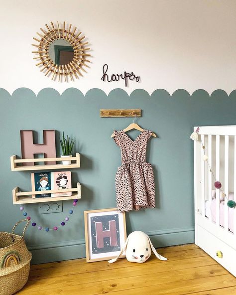 Blue Girls Rooms, Yellow Kids Rooms, New Home Decor Ideas, Chic Home Decor Ideas, Girls Blue Bedroom, Bedroom Wall Decor Ideas, Casa Hobbit, Big Girl Bedrooms, Kids Room Paint