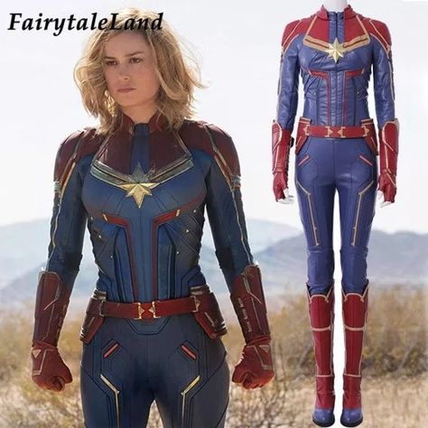 Superhero Halloween Costumes, Captain Marvel Costume, Comic Costume, Superhero Halloween, Ghost Bride, Popular Costumes, Captain Marvel Carol Danvers, Carol Danvers, Zombie Costume