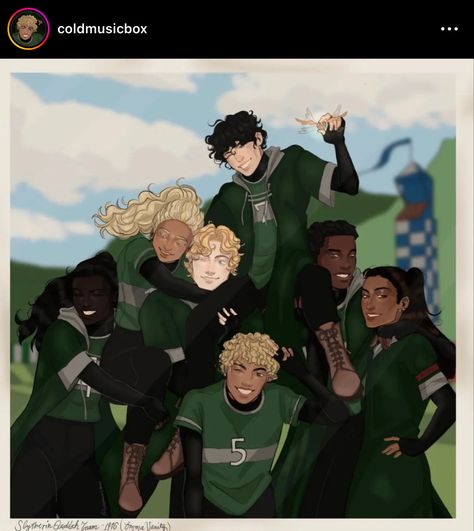 Marauders Era Slytherin Fanart, The Slytherin Skittles Fanart, Moonwater Fanart, Slytherin Skittles Fanart, Adventurer Aesthetic, Regulus Acturus Black, Slytherin Skittles, Marauders Fan Art, Barty Crouch Jr