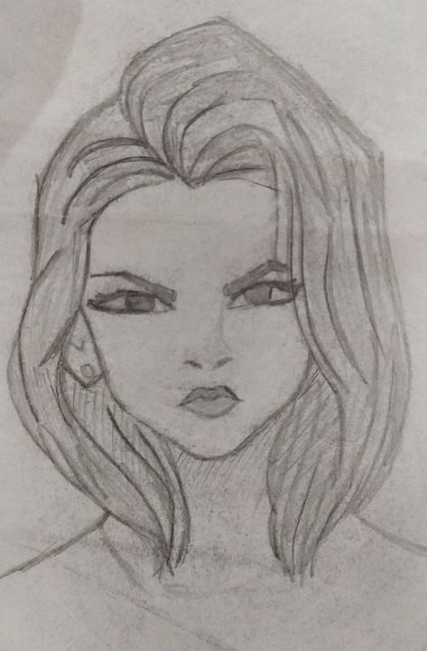 Draw Angry Face, Angry Face Sketch, Angry Woman Face, Angry Face Drawing, Girl Pencil Sketch, Faces Drawings, Woman Face Drawing, Angry Faces, Person Sketch