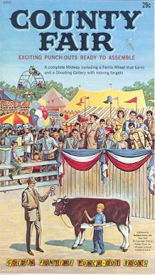 The Art of Children's Picture Books: Did You Get Enough Summer? Vintage County Fair, Doll Backgrounds, Toy Theatre, Country Fair, Paper Toy, County Fair, Punch Out, Vintage Farm, Antique Paper