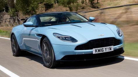 Review: the new Aston Martin DB11 | Top Gear Aston Martin Suv, New Aston Martin, Aston Martin Db11, Aston Martin Lagonda, Luxury Car Brands, Aston Martin Dbs, Luxury Car Interior, Bugatti Cars, Blue Car