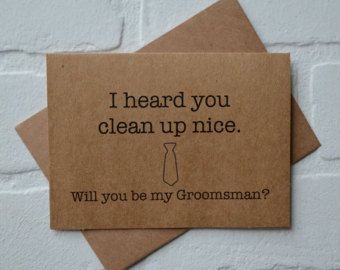 Be My Groomsman Card, Be My Best Man, Groomsmen Invitation, Junior Groomsmen, Groomsman Card, Bridal Card, Be My Groomsman, Groomsmen Proposal, Funny Wedding