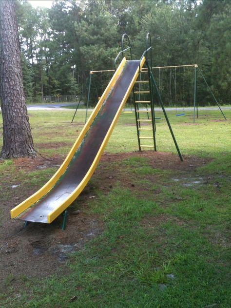 Vintage Playground, Playground Slides, Modern Playground, Playground Slide, Glitter Slides, Baby Doll Nursery, Teeter Totter, Cool Tree Houses, Fun Pictures