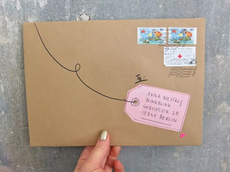 Snail Mail Envelopes, Snail Mail Inspiration, Snail Mail Art, Mail Art Envelopes, Mail Envelope, Envelope Lettering, Decorated Envelopes, Fun Mail, Pen Pal Letters