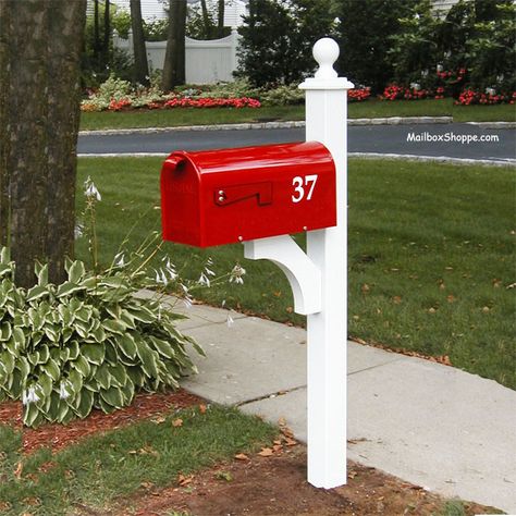 Red Mailbox, Mailbox Design, Metal Mailbox, Mailbox Post, Aluminium Doors, Vinyl Cut, Extruded Aluminum, Lawn Decor, Studio Decor