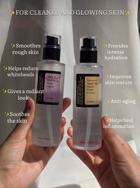 Korean skincare product Advanced Snail 96, Snail 96 Mucin, Snail 96, Korean Skin Care Secrets, Haut Routine, Advanced Snail, Skin Care Basics, Skin Advice, Skin Care Routine Order