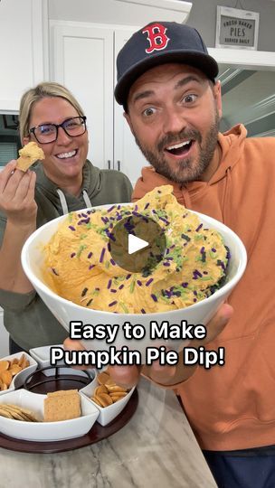 Pumpkin Pie Dip | You gotta make this asap! 🤯 | By Team Balmert | Facebook Team Balmert, Pumpkin Pie Dip, Pie Dip, Pumpkin Dip, Extra Protein, Oh Oh, Dessert Dips, Oh God, Vanilla Pudding Mix