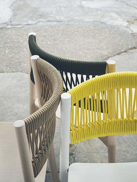 Rope Chair, Woven Chair, Woven Furniture, Diy Furniture Easy, Collection Design, Design Diy, Furniture Chair, Furniture Makeover, Chair Design