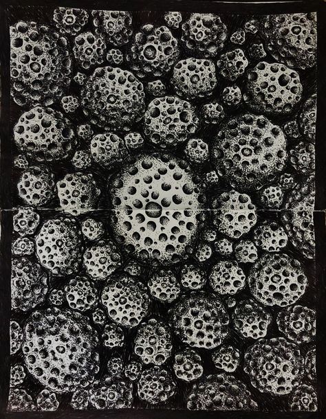 #stippling #art #drawing #stipplingart #pinterest #trypophobia #highlighterart #illustration #illustrator  #dotworknow #dot #stippling #perspective #blackandwhite #b/w Trypophobia Aesthetic, Trypophobia Drawing, Trypophobia Art, Phobia Drawing, Tryphobia Pictures, Creepy Core, Stippling Art, Fabric Drawing, Great America