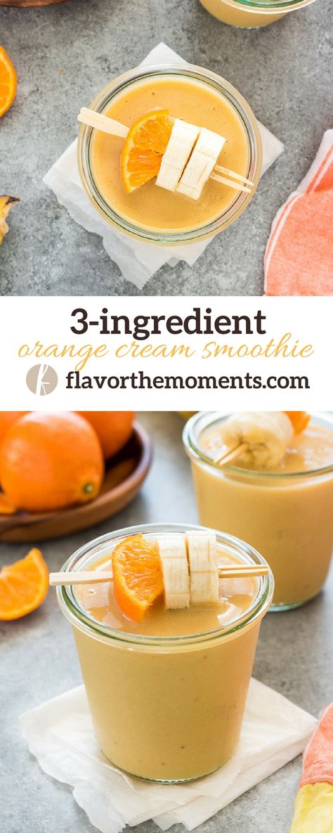 Orange Cream Protein Shake, Orange Dream Smoothie, Peach Orange Smoothie, Orange Creamsicle Protein Shake, Orangesicle Smoothie, Clementine Smoothie Recipes, Orange Cream Smoothie, Tangerine Smoothie, Orange Mango Smoothie