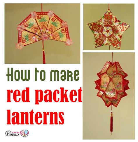 Red Packets are every couple or parent’s must have during Chinese New Year. Besides giving out Ang Pows to the little ones, here are some creative ways you can use them to spice up your home.#Redpacketlanterns #chinesenewyear Red Envelope Craft, Cny Lantern, Home Experiments, Cny Craft, Tet Decor, Chinese Lanterns Diy, Happy Vietnamese New Year, Fun Experiments, Ang Pow