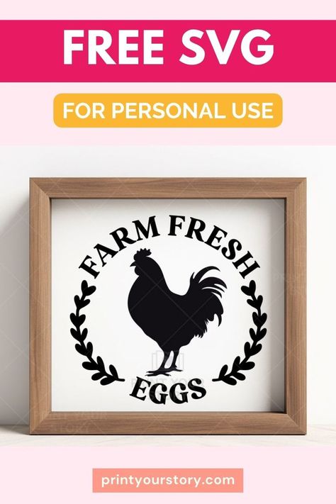 Free Chicken Svg, Free Cricut Images, Svgs Free, Chicken Svg, Cute Chicken, Farmhouse Crafts, Farm Eggs, Free Svg Files For Cricut, Cricut Images