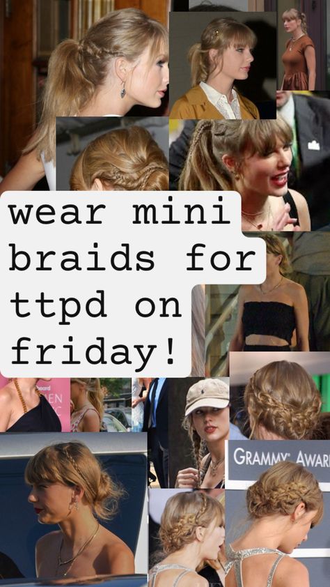 MINI BRAIDS Mini Braids, Small Braids, Braids For Short Hair, Korea Fashion, Poets, Braided Hairstyles, Short Hair, Taylor Swift, Swift