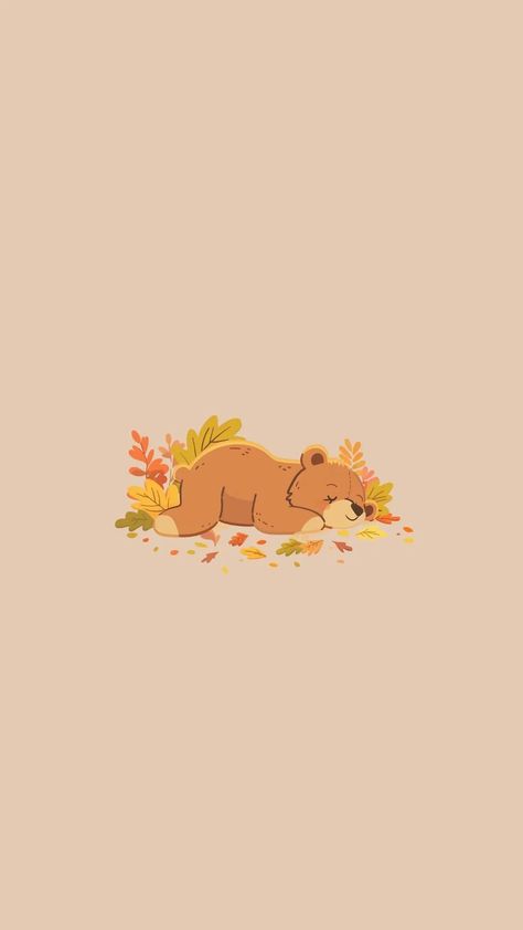 Fall Lofi Wallpaper, Fall Brown Wallpaper, Cute Fall Backgrounds Iphone, Aesthetic October Wallpaper, Cute November Wallpaper, Simple Autumn Wallpaper, Autumn Phone Backgrounds, Cute Autumn Wallpaper, Luv Wallpaper