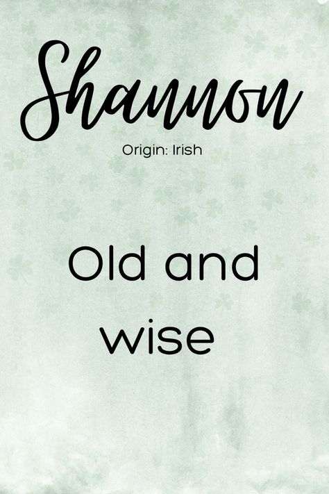 Shannon Core, Irish Name, Irish Names, Irish Gaelic, Name Meaning, Names With Meaning, Kid Names, Meant To Be, Writing