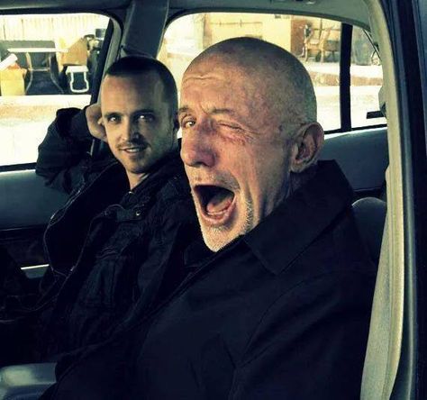 Mike and Jesse Mike And Jesse, Jesse And Mike, Beaking Bad, Breaking Bad Cast, Breaking Bad Funny, Breaking Bad 3, Mike Ehrmantraut, Famous Amos, Jonathan Banks