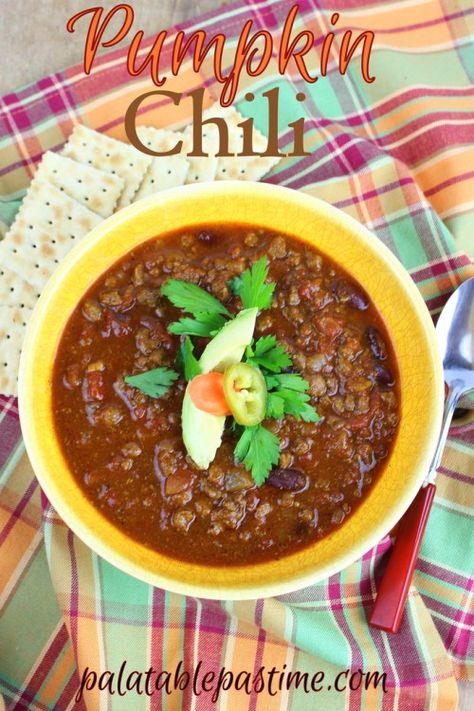 Pumpkin Chili Crockpot, Chili Crockpot, Pumpkin Chili, Slow Cooker Pumpkin, Crockpot Chili, Pumpkin Pumpkin, Beta Carotene, Crock Pot, Slow Cooker