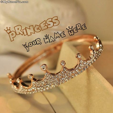 Write name on Princess Crown picture in beautiful style. Best app to write names on beautiful collection of Cute pix. Personalize your name in a simple fast way. You will really enjoy it. Name Dp, Set Ideas, Amazing Ideas, Princess Crown, Jewellery Set, Gems, Crown, Unique Jewelry