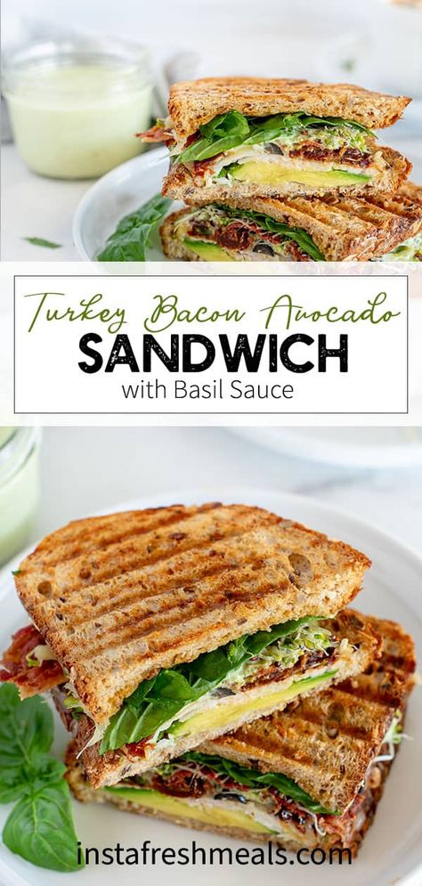 This is my FAVORITE Turkey Bacon Avocado Sandwich of all time. Better than takeout and easy for any night of the week. #turkeybaconavocadosandwich #sandwich #yummysandwich Turkey Cream Cheese Sandwich, Turkey Panini Sandwiches, Bacon Avocado Sandwich, Hippy Cowgirl, Turkey Sandwich Recipes, Turkey Bacon Avocado, Turkey Avocado Sandwich, Toasted Turkey, Turkey Lunch