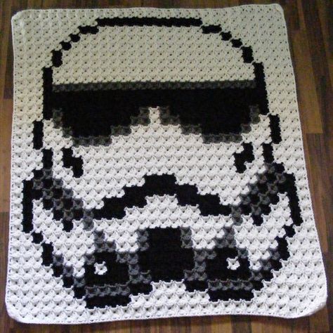 Storm Trooper Crochet, Crochet Kids Blanket, Kids Blanket, Afghan Throw Blanket, Storm Trooper, Kids Blankets, Blanket Throw, Blankets For Sale, Crochet For Kids