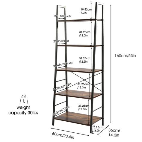 Iron Ladder, Rustic Ladder Shelf, Metal Ladder, Rustic Ladder, Ladder Bookshelf, Bookshelf Organization, Ladder Rack, Shoe Rack Organization, Shelving Racks