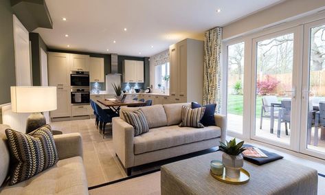 New House for Sale | Grace Fields at Hilton Grange, Halewood | Cambridge | Redrow Redrow Homes, Bungalow Extensions, Cambridge House, Poppy Fields, Separating Rooms, 4 Bedroom House, Elegant Interiors, Main Bedroom, Open Plan Kitchen