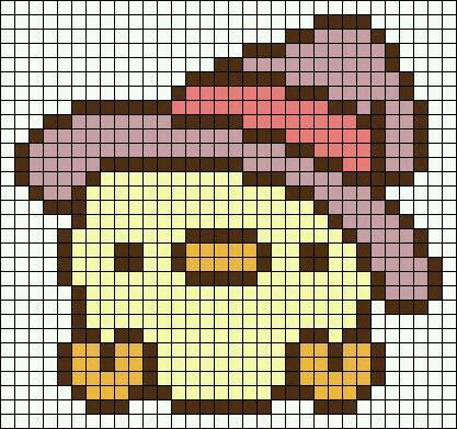 Acorn Pixel Art, Cute Pixel Art Anime, Pixel Drawing Cute, Cute Pixel Art Drawings, Easy Pixel Art 32x32, Simple Pixel Art Patterns 32x32, Pixel Art Templates Anime, Crochet Grid Patterns Free Easy, No Face Pixel Art