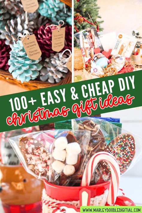 Discover 118 easy homemade DIY Christmas gifts that you can make at home! From handmade gifts to simple and cheap Christmas gift ideas, this list has something for everyone. Get inspired to create meaningful and personal gifts for your loved ones this holiday season with these easy DIY ideas!