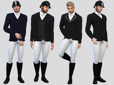 Sims 4 Equestrian, Equestrian Clothes, Equestrian Outfit, Sims 4 Tattoos, Clothes Cc, Horse Riding Outfit, Horse Riding Clothes, Sims Wallpaper, Equestrian Fashion