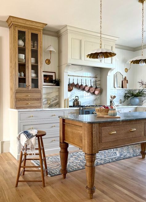 This 115-Year-Old Home Tour Mixes Modern and Traditional Kismet House, Devol Kitchens, Spring Awakening, Kitchen Redo, Cottage Kitchen, House Kitchen, Traditional Kitchen, Wood Kitchen, Beautiful Kitchens