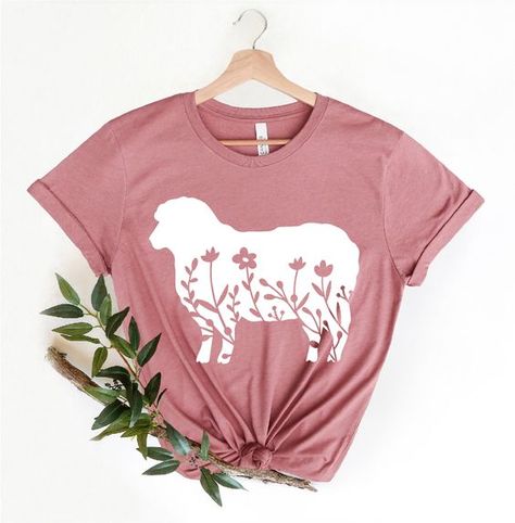 #FarmAnimalTees #ChickenLoversGift #FunnyChickenShirt #BlockPrintedShirt #FloralTShirt #VintageBotanical #CelestialTee #HumorousTees #GraphicTees #NatureInspiredFashion #AnimalLoversApparel #WhimsicalTees #BotanicalFashion #UniqueGraphicShirts #CasualChicTees Cricut Clothing, Farm Tourism, Sheep Silhouette, Farm Shirts, Sweet Shirts, Dream Boutique, Botanical Fashion, Farm Tees, Nature Inspired Fashion