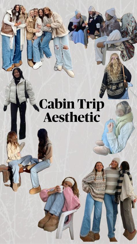 Cabin Getaway Outfit, Cabin Outfit Winter, Cabin Trip Outfit, Cabin Fits, Cabin Outfit, Trip Fits, Cabin Trip, Getaway Outfit, Trip Outfit