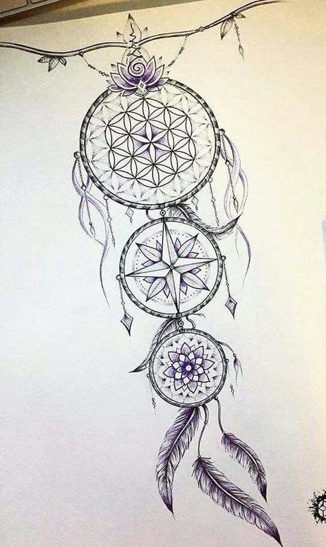 Dreamcatcher Tattoo Thigh For Women, Dream Catcher Tattoo Forearm, Dreamcatcher Tattoo Designs For Women, Mandala Dream Catcher Tattoo, Dreamcatcher Sketch, Dreamcatcher Tattoo Back, Dreamcatcher Tattoo Thigh, Dreamcatcher Mandala Tattoo, Simple Compass Tattoo