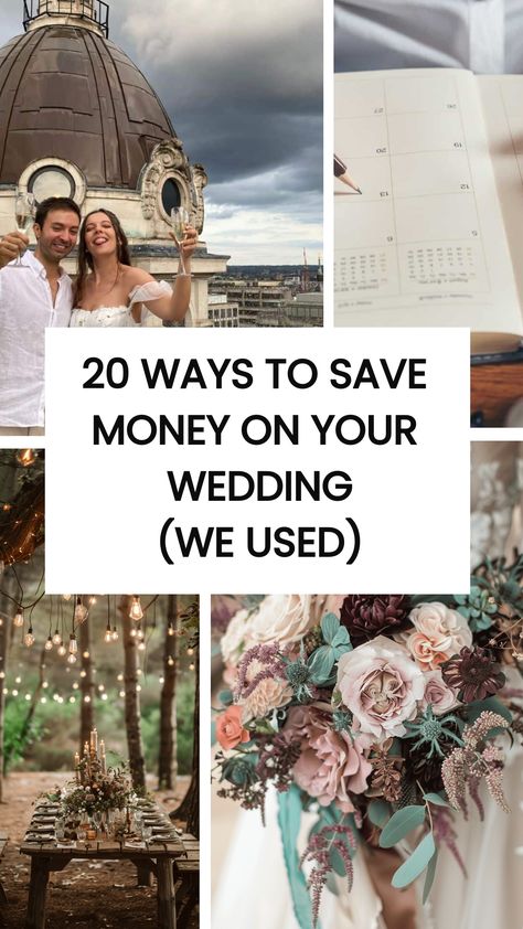 Here are 20 Ways To Save Money On Your Wedding that we used too! Weddings are one of the most special days in your life, but they can also be incredibly expensive. Between the venue, food, attire, and all the little details, the costs definitely add up quickly. But we've gathered ways to save money on your wedding that worked really well for us!