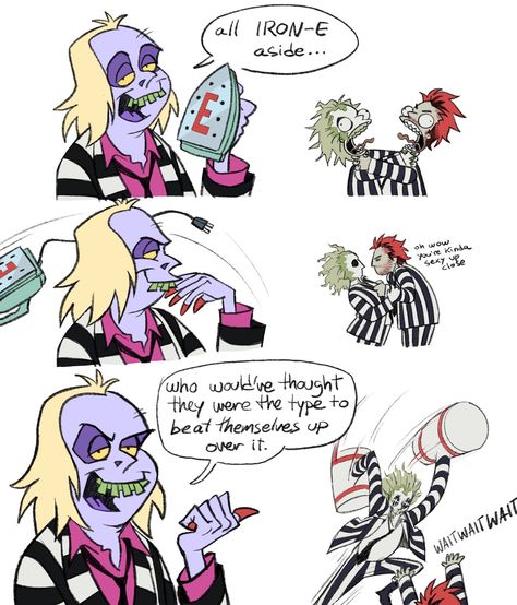 Spike R.I.P. Monster 🪲 (@spikermonster) on X Lydia And Beetlejuice Fanart, Beetlejuice X Adam, Beetlejuice X Lydia, Beetlejuice Art, Beetlejuice Fan Art, Beetlejuice Cartoon, The Legend Of Sleepy Hollow, Beetlejuice Movie, Tim Burton Art