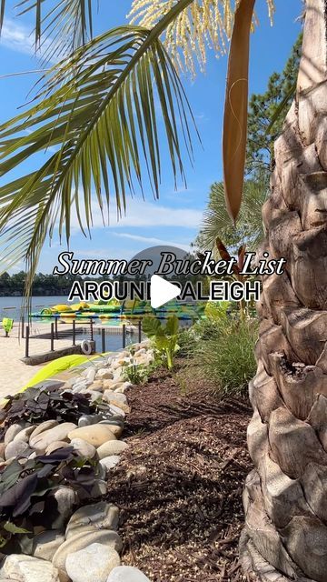 Alison Wojnarowski on Instagram: "Add this to your 𝑺𝑼𝑴𝑴𝑬𝑹 2024 bucket list! ☀️👙  Fantasy Lake Adventure Park sprawls across 100 picturesque acres in the charming town of Wake Forest, North Carolina.   This jewel is a stunning 65-acre crystal lake, where enthusiasts can enjoy scuba diving, navigate through an inflatable water park, partake in kayaking and paddle boarding.  This summer they are adding pickleball to the mix! You won’t want to miss out on this spot to cool off in 2024. 😎" Lake James North Carolina, Lake Gaston North Carolina, Fantasy Lake, Lake Glenville North Carolina, Wake Forest North Carolina, Dupont State Forest North Carolina, Inflatable Water Park, Instagram Add, Wake Forest