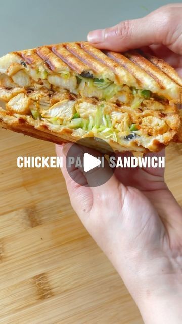 Chicken Tikka Sandwich Recipes, Chicken Panini Recipes, Bread Pizza Recipe Indian, Chicken Tikka Sandwich, Curd Salad, Sandwich Dip, Chicken Panini Sandwiches, Sandwich Recipes Indian, Panini Recipes Chicken