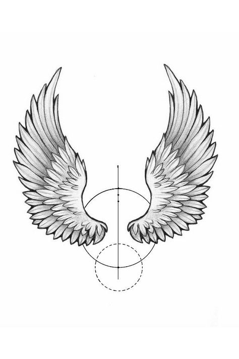 Tattoo Stencils For Men, Wings Tattoo Design, Eagle Wing Tattoos, Tattoo Wings, Alas Tattoo, Wing Tattoo Men, Ali D'angelo, Tattoo Band, Traditional Style Tattoo