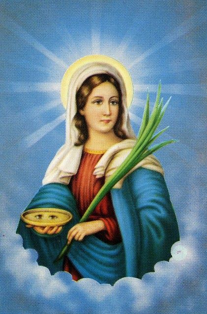 St Lucy, Saint Lucy, Saints Days, Latin Word, All Saints Day, Christian Friends, Roman Catholic Church, Santa Lucia, Jesus Pictures