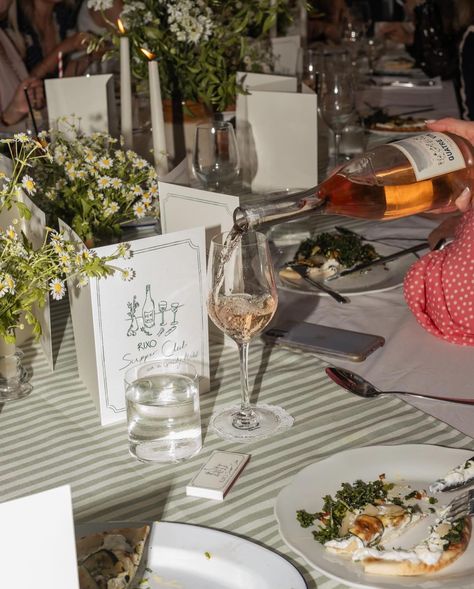 A bespoke stripe in Crystal & Tofu for a dinner party hosted by @thegreedymodel for @rixo in London Emma Louise Connolly, Stripe Table, Striped Tablecloths, Christmas Shower, Christmas Shower Curtains, Striped Table, Christmas Table Cloth, Check Fabric, Welcome To The Party