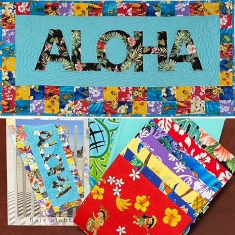 Hawaiian applique quilt