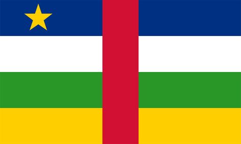 Flag of the Central African Republic | Britannica Dominican Republic Flag, Africa Flag, Flag Coloring Pages, Central African Republic, Bangor, African Countries, Central African, Flags Of The World, Flag Colors