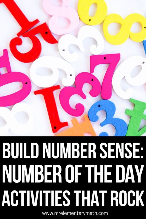 Interactive Number of the Day activities for building number sense. Great for math warm ups! Building Number Sense, Number Of The Day, Math Mats, Number Sense Activities, Classroom Routines, Math Manipulatives, Number Activities, Number Sense, Word Pictures