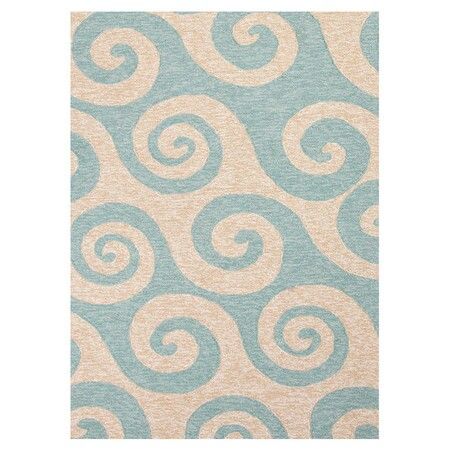 Coastal Blue & Ivory Rug - Wayfair.com Blue Coastal Rug, Jaipur Rugs, Coastal Rugs, Coastal Bathrooms, Coastal Living Rooms, Beach Bedroom, Coastal Bedroom, Coastal Living Room, Coastal Furniture